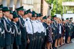 Zdjęcie przedstawia funkcjonariuszy KAS w Olsztynie na uroczystości w dniu 14.09.18 r.