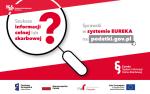 Grafika lupy oraz tekst: Szukasz informacji celnej lub skarbowej? Sprawdź w systemie Eureka na podatki.gov.pl
