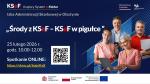 Plakat zapraszający na spotkanie o KSEF. Wszystkie informacje z plakatu znajdują się w treści artykułu.