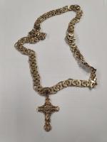 łańcuszek z zawieszką - krzyż